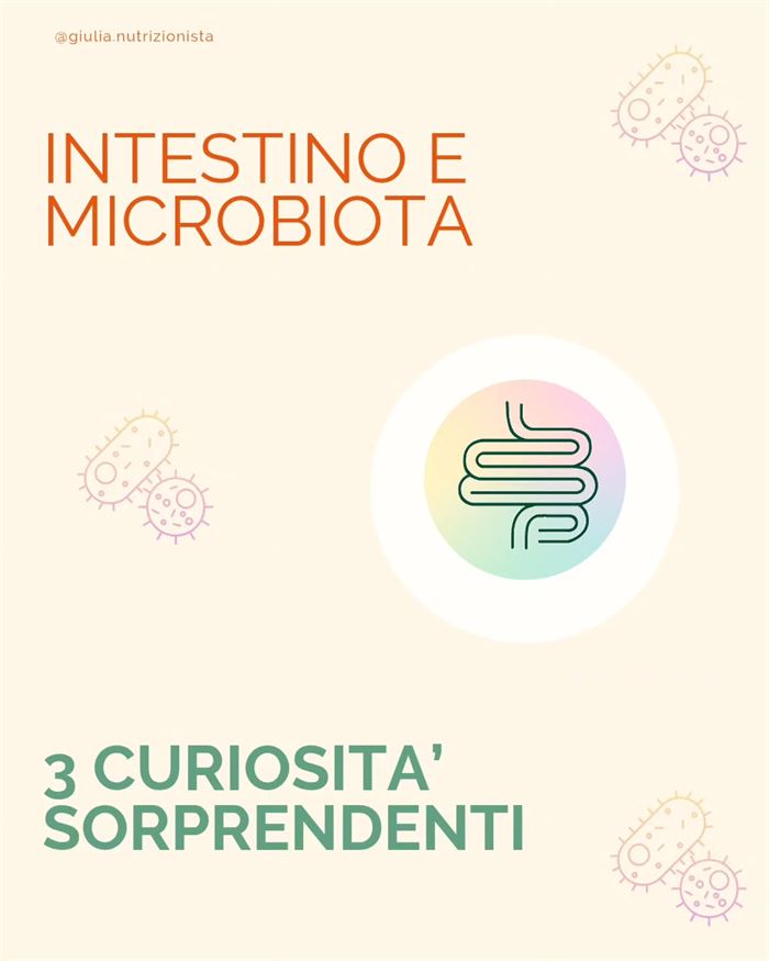 Post: Intestino e microbiota, 3 curiosità sorprendenti